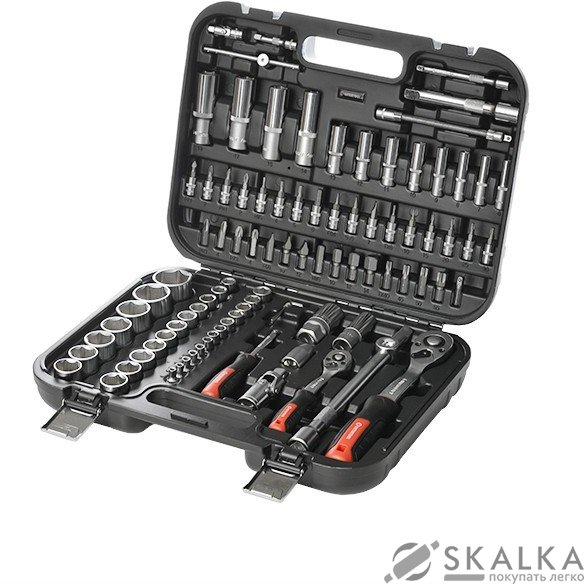Набор инструментов Intertool 1/2" & 1/4" 94 еденицы Cr-V (ET-8094) На фото Набор инструментов Intertool 1/2" & 1/4" 94 еденицы Cr-V (ET-8094)