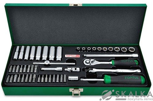 На фото Набор инструмента Toptul 1/4" 50 едениц 12-граней (GCAD5004)