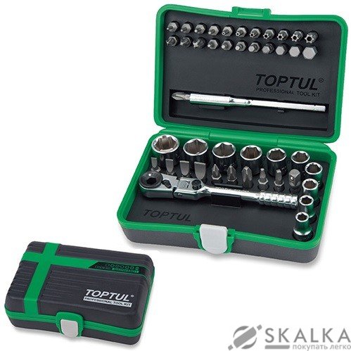 На фото Набор инструмента Toptul 1/4" 41 еденица 12-граней (GADW4502)