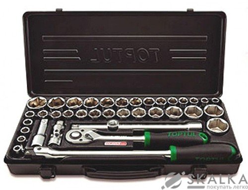 На фото Набор инструмента Toptul 1/2" дюйм+метрич 38 едениц (GBB38190)