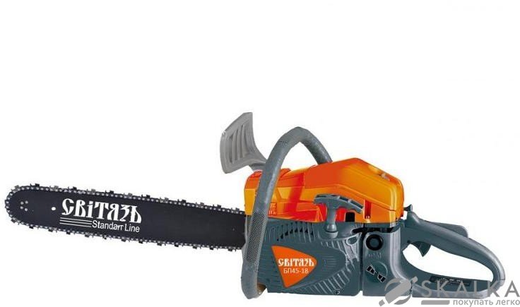 На фото Бензопила цепная Свитязь БП 45-18/2 3.2 кВт (77647)