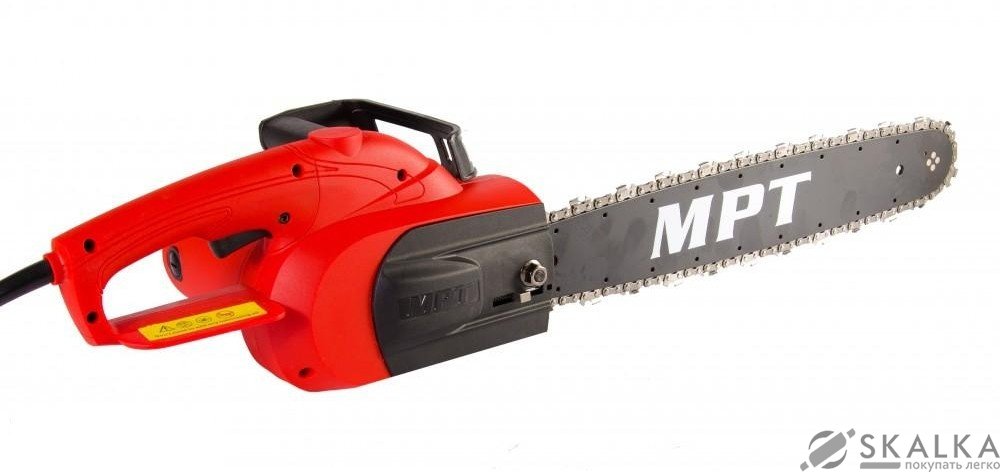 На фото Электропила цепная Mastertool 1600 Вт, 405 мм/16", 14м/с, 5400 об/мин (MECS1605)