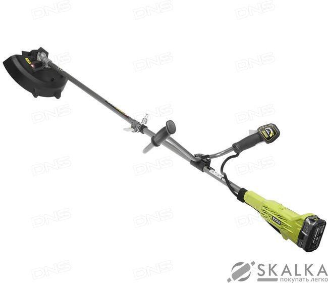 На фото Триммер аккумуляторный Ryobi Li-Ion 18 В, 4 Ач (RBC18x20B4F)