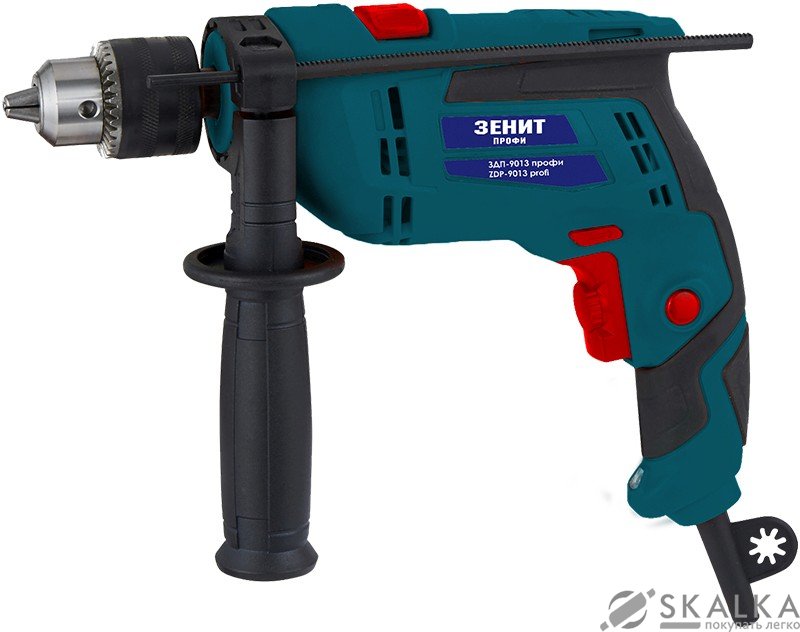 Дрель ударная Зенит ЗДП-9013 профи 900 Вт (847854) На фото Дрель ударная Зенит ЗДП-9013 профи 900 Вт (847854)