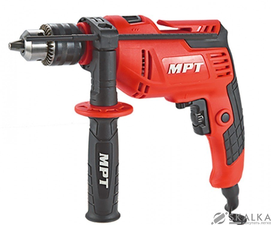 На фото Дрель ударная Mastertool 13 мм, 550 Вт, 0-3000 об/мин, 48000 уд/мин (MID5506)