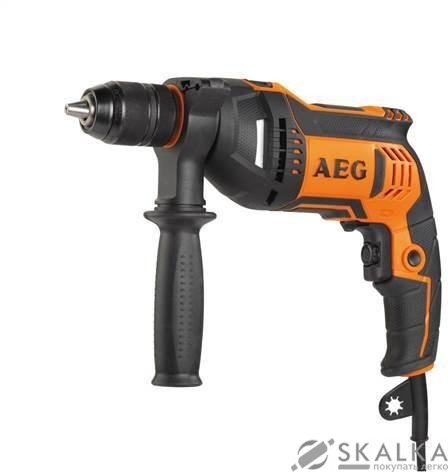 Дрель ударная AEG 705 Вт, самозажимной патрон 13 мм (сталь) + сумка (SBE705RE) На фото Дрель ударная AEG 705 Вт, самозажимной патрон 13 мм (сталь) + сумка (SBE705RE)