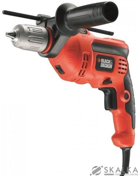 На фото Дрель ударная сетевая B & D 710 Вт, 2800 об/мин, 47600 уд/мин, патрон 13 мм DW (KR714CRESK-QS)