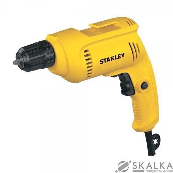 Дрель безударная STANLEY 550 Вт, 0-2800 об/мин, патрон 10 мм (STDR5510C-RU) На фото Дрель безударная STANLEY 550 Вт, 0-2800 об/мин, патрон 10 мм (STDR5510C-RU)