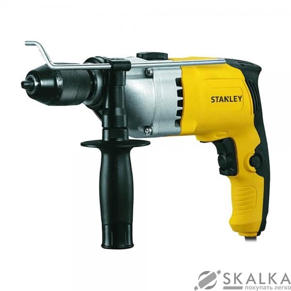 На фото Дрель ударная STANLEY 800 Вт, 0-3000 об/мин, патрон 13 мм (STDH8013C-RU)