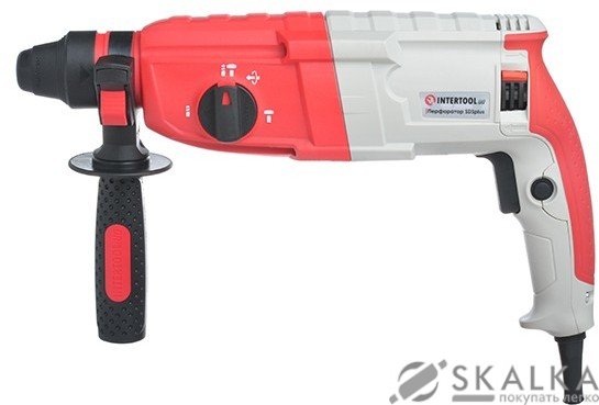 На фото Перфоратор Intertool SDS plus 790 Вт, 0-1300 об/мин, 0-4800 уд/мин, max 24 мм (DT-0183)
