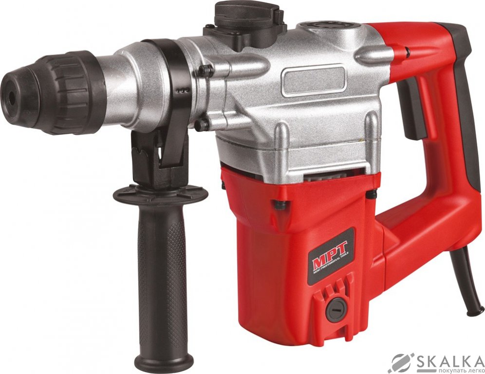 На фото Перфоратор Mastertool SDS plus 26 мм, 1050 Вт, 930 об/мин, 4200 уд/мин, 4.5 Дж, 3 режима (MRH2603)