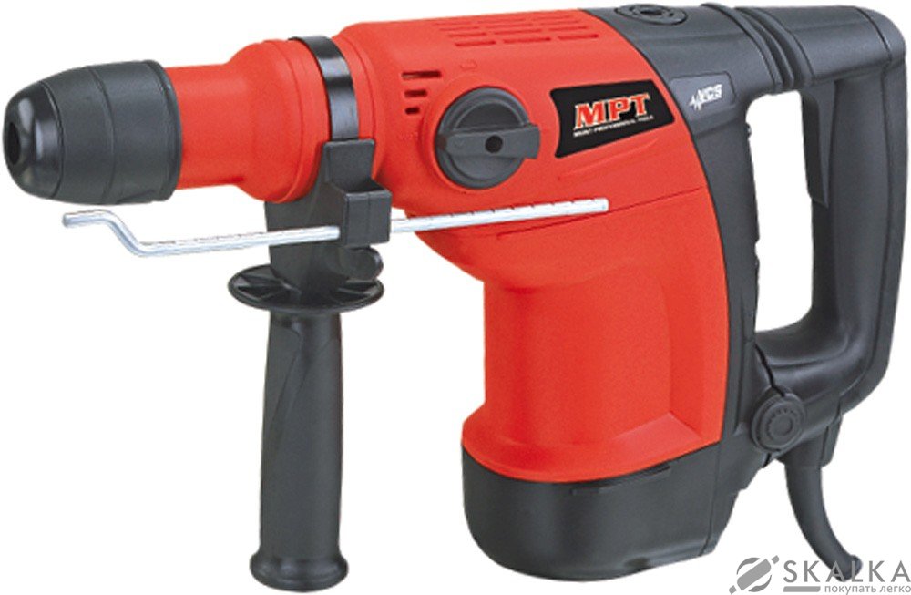 На фото Перфоратор Mastertool PROFI SDS max 38 мм, 1200 Вт 300-760 об/мин 1950-4860 уд/мин 7Дж AVC (MRH3803)