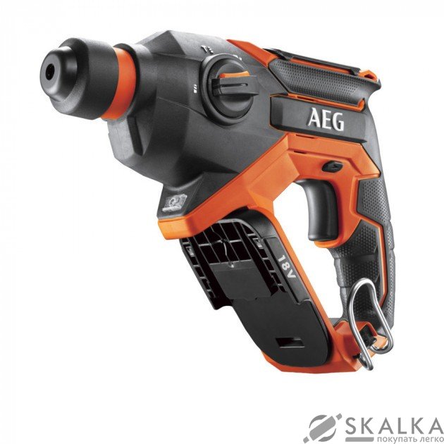 На фото Перфоратор аккумуляторный AEG Li-Ion 18В, SDS + 1300 об/мин, 2.3 Дж без аккумулятора (BBH18C-0)