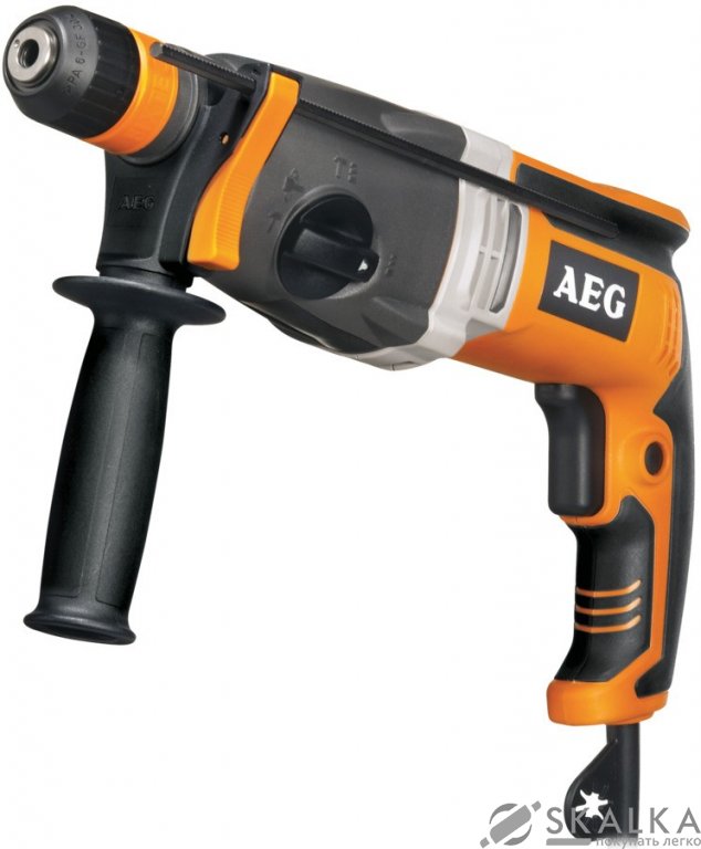 На фото Перфоратор AEG SDS + 1010 Вт, 3.1 Дж, 5000 уд/мин (KH28SuperXE)