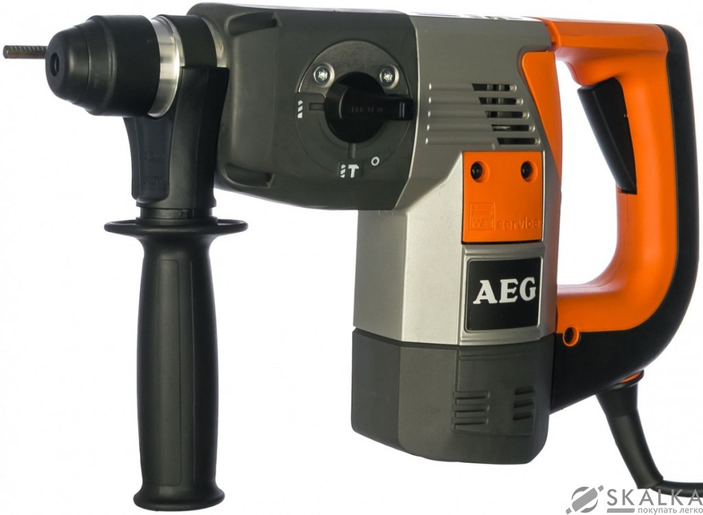 На фото Перфоратор AEG SDS + 750 Вт, 3.4 Дж, 4200 уд/мин (PN3500)