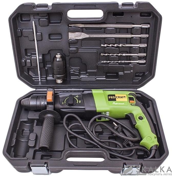 На фото Перфоратор прямой Procraft BH-1400 ДФР 