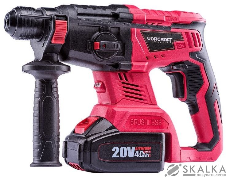 На фото Перфоратор аккумуляторный Worcraft CRH-S20LiB (13005)