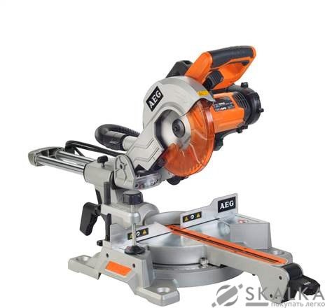 Торцовочная пила по дереву AEG 1.5 кВт, 216 мм, угол 50°, глубина 65 мм (PS216L) На фото Торцовочная пила по дереву AEG 1.5 кВт, 216 мм, угол 50°, глубина 65 мм (PS216L)