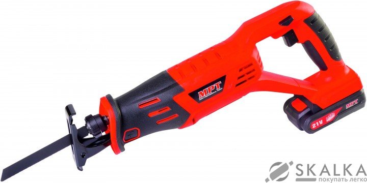 Пила сабельная аккумуляторная Mastertool 21V Li-ion 1.5 Ач 0-3000 об/мин 150/5 мм кейс (MCRS2105.A1) На фото Пила сабельная аккумуляторная Mastertool 21V Li-ion 1.5 Ач 0-3000 об/мин 150/5 мм кейс (MCRS2105.A1)