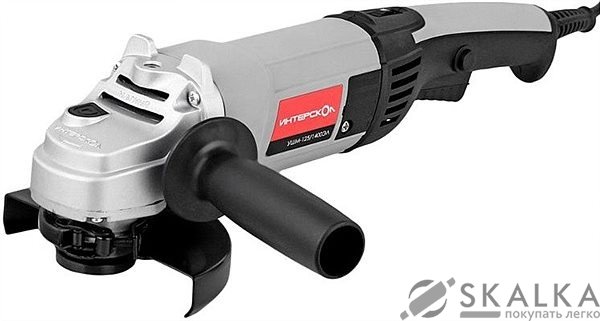 На фото Угловая шлифмашина Интерскол УШМ-125/1400ЭЛ