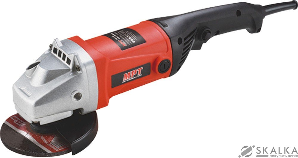 На фото Болгарка Mastertool PROFI 150 мм, 1400 Вт, 8500 об/мин, подшипники C&U (MAG1403.02)