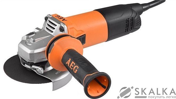 На фото Болгарка AEG 1200 Вт, 125 мм, 2800-11000 об/мин (WS12-125)