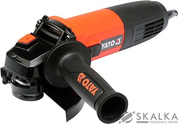 На фото Болгарка YATO 850 Вт, 125 мм, 11000 об/мин (YT-82094)