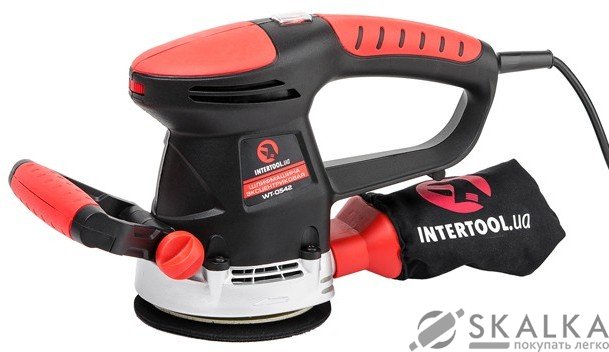 Шлифмашина эксцентриковая Intertool 480 Вт, 4000-14000 об/мин, 125 мм (WT-0542) На фото Шлифмашина эксцентриковая Intertool 480 Вт, 4000-14000 об/мин, 125 мм (WT-0542)