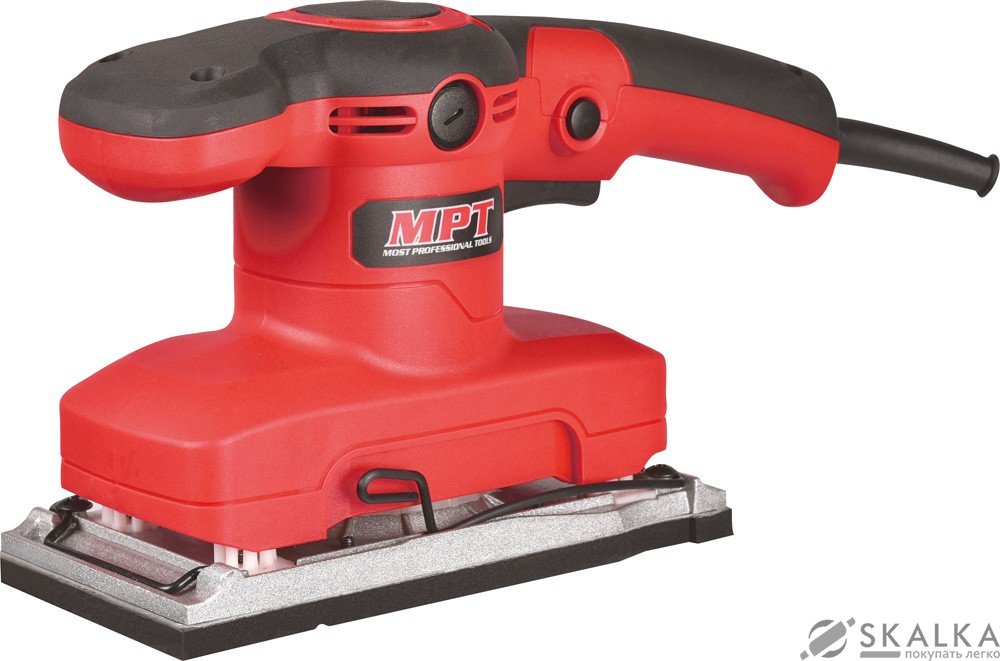 На фото Шлифмашина вибрационная Mastertool 320 Вт, 14000 об/мин, 180х90 мм (MFS3203)
