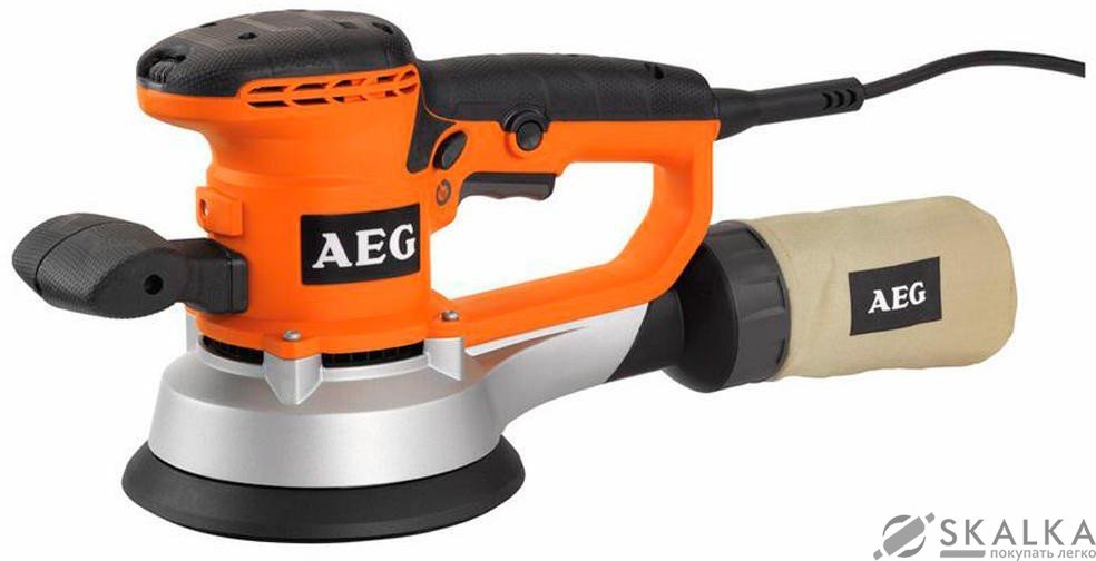 Шлифмашина эксцентриковая орбитальная AEG 440 Вт, 150 мм, амплитуда 3.2 / 6.4 мм (EX150ES) На фото Шлифмашина эксцентриковая орбитальная AEG 440 Вт, 150 мм, амплитуда 3.2 / 6.4 мм (EX150ES)