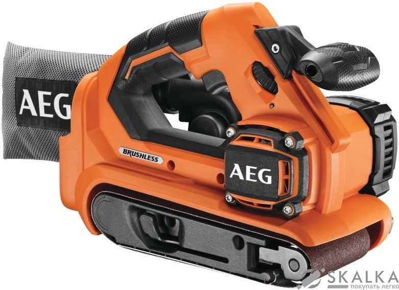 Шлифмашина ленточная аккумуляторная AEG 18 В Li-Ion, 457х75 мм без аккумулятора (BHBS18-75BL-0) На фото Шлифмашина ленточная аккумуляторная AEG 18 В Li-Ion, 457х75 мм без аккумулятора (BHBS18-75BL-0)