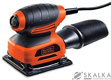 Шлифмашина вибрационная B & D 220 Вт, 16000 об/мин, стопа 113.5х109 мм (KA450-QS) На фото Шлифмашина вибрационная B & D 220 Вт, 16000 об/мин, стопа 113.5х109 мм (KA450-QS)