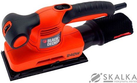 Шлифмашина вибрационная B & D 240 Вт, 15000 об/мин, стопа 91х189 мм (KA320EKA-QS) На фото Шлифмашина вибрационная B & D 240 Вт, 15000 об/мин, стопа 91х189 мм (KA320EKA-QS)