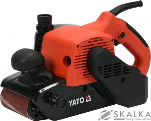 На фото Шлифмашина ленточная YATO 1200 Вт, 100 х 610 мм, 480 м/мин (YT-82242)