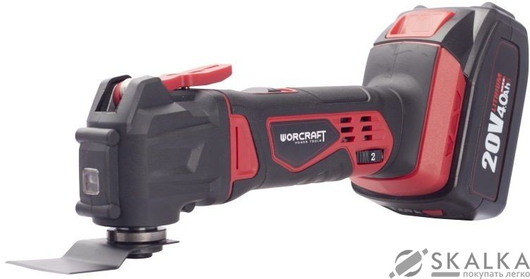 Многофункциональный инструмент аккумуляторный Worcraft CMT-S20Li (13007) На фото Многофункциональный инструмент аккумуляторный Worcraft CMT-S20Li (13007)
