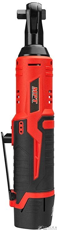 На фото Трещотка ударная 3/8" аккумуляторная Mastertool 12 V Li-ion 1.5 Ач, 40 Нм 280 об/мин кейс (MCRW1240)