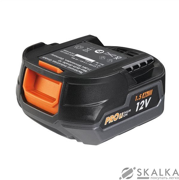 На фото Аккумулятор для инструментов AEG Li-Ion 12 В, 1.5 Ач (L1215R)