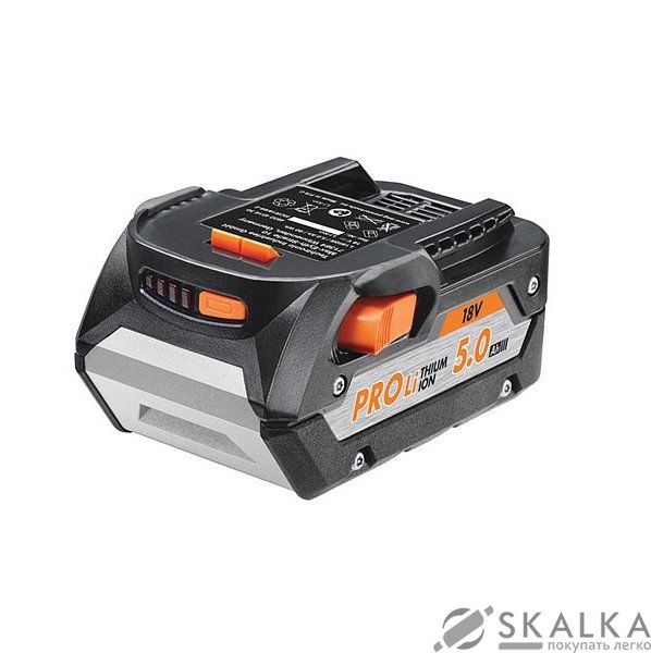 На фото Аккумулятор для инструментов AEG Li-Ion 18 В, 5 Ач (L1850R)