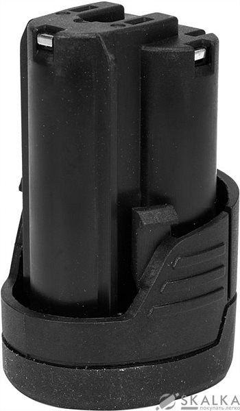 На фото Аккумулятор Li-ion YATO 12 В, 2 Ач, продолжительность заряда 1 ч (YT-82909)