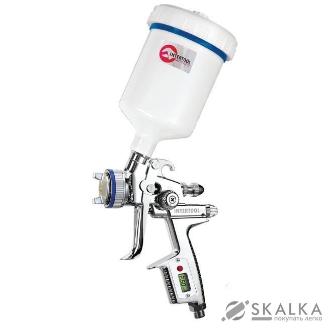 Краскораспылитель Intertool HVLP II 1.3мм, 600мл Digital (PT-0105D) На фото Краскораспылитель Intertool HVLP II 1.3мм, 600мл Digital (PT-0105D)