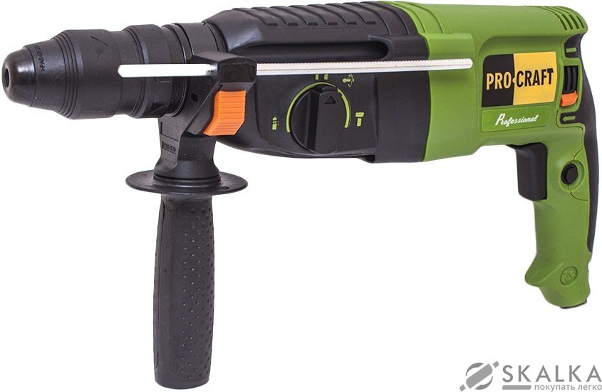 На фото Шуруповерт сетевой Procraft 1350 DFR патрон 