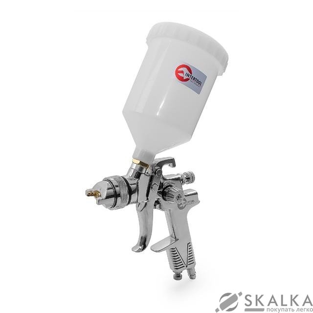 Краскораспылитель Intertool HVLP 1.3мм, 600мл, 3.5-5bar (PT-0106) На фото Краскораспылитель Intertool HVLP 1.3мм, 600мл, 3.5-5bar (PT-0106)