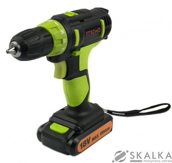 На фото Шуруповерт аккумуляторный Stromo SA-18 LI