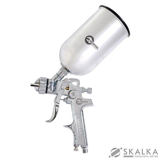 На фото Краскораспылитель Intertool HVLP 1.3мм, 1000мл, 3.5-5bar (PT-0107)