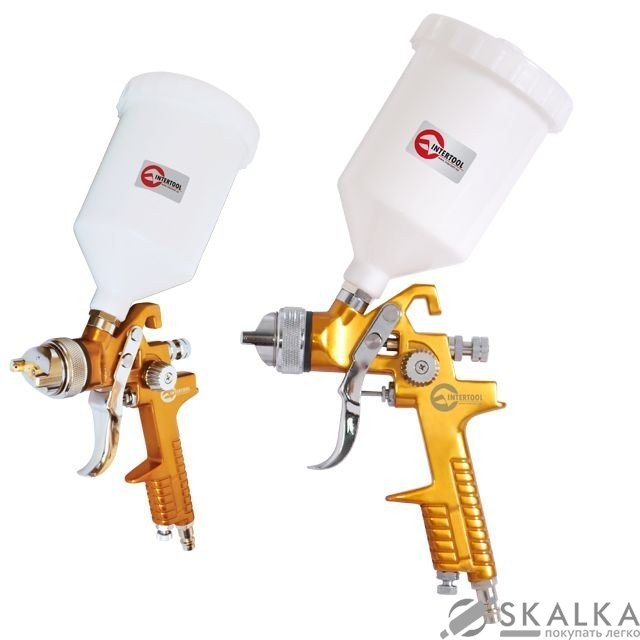 Краскораспылитель Intertool HVLP BRONZE PROF 1.5мм, 600мл (PT-0110) На фото Краскораспылитель Intertool HVLP BRONZE PROF 1.5мм, 600мл (PT-0110)