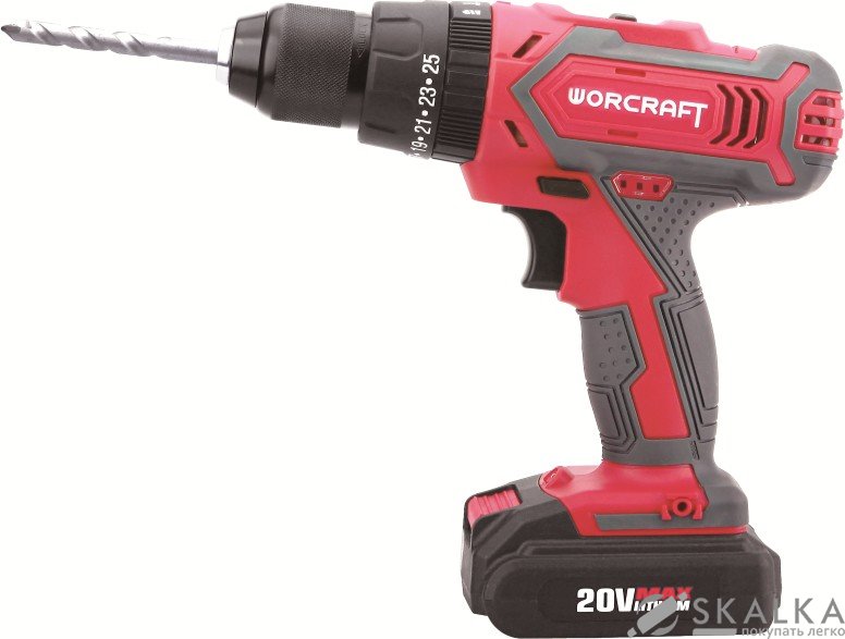 На фото Шуруповерт аккумуляторный_x000D_ Worcraft CD-20LiH (13021)