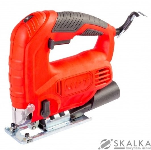 На фото Лобзик электрический Mastertool 550 Вт, 80/8 мм, 800-3000 об/мин, аксессуары 4 шт в кейсе (MJS6005)