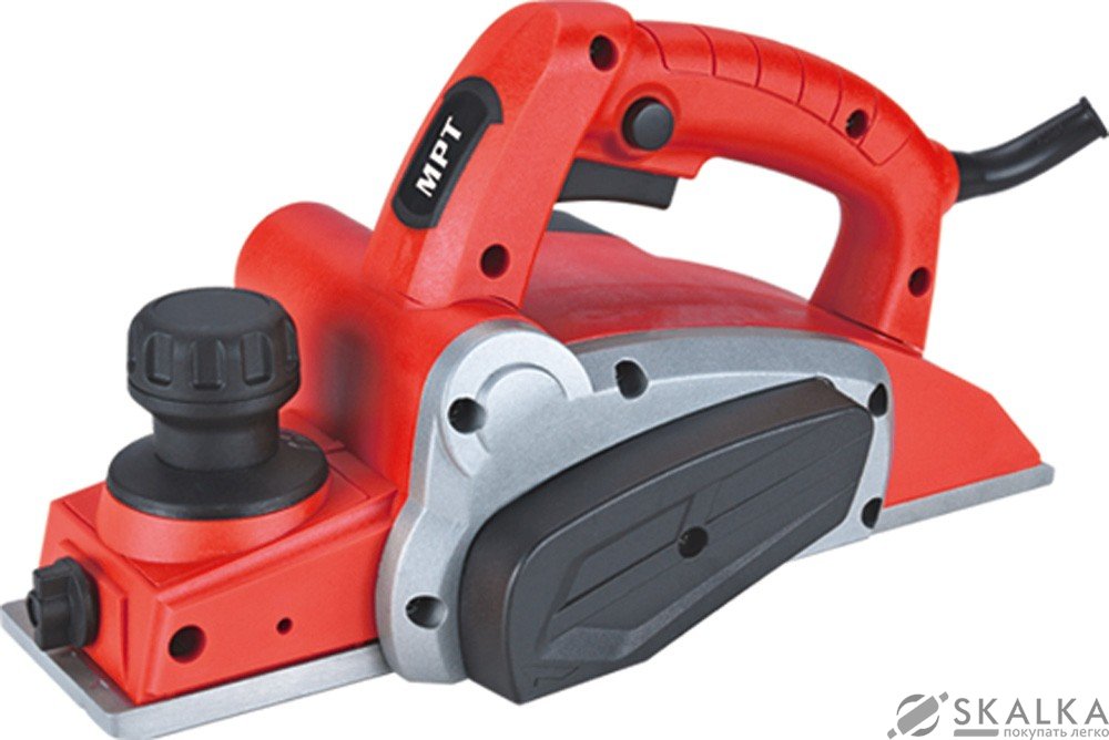 На фото Рубанок электрический Mastertool 560 Вт, 82х1 мм, 16000 об/мин, аксессуары 4 шт (MPL8205)
