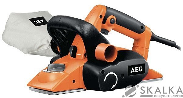 На фото Рубанок сетевой AEG 750 Вт, ширина 82 мм, глубина 0-2 мм (PL750)