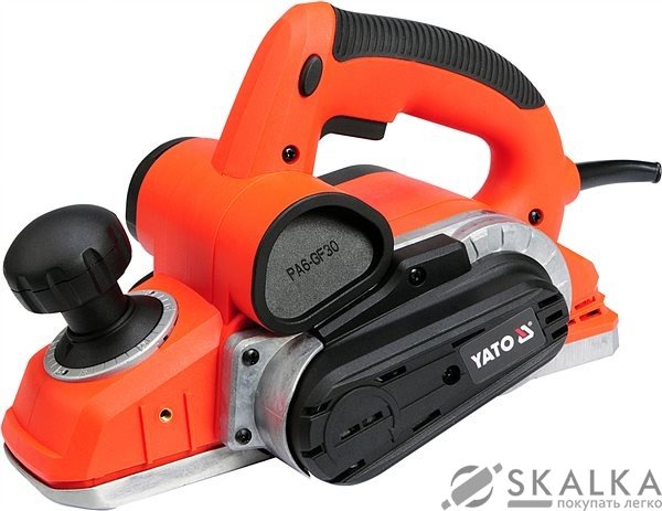 На фото Рубанок электросетевой YATO 1050 Вт, ширина 82 мм, глубина 0-3 мм (YT-82140)